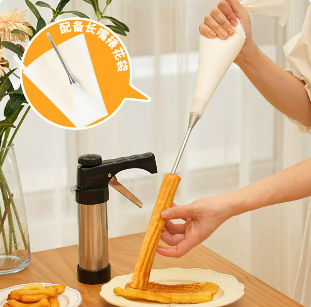 أداة صنع الشورو من الفولاذ الم - مراجعة Churros Maker Gun وسعره